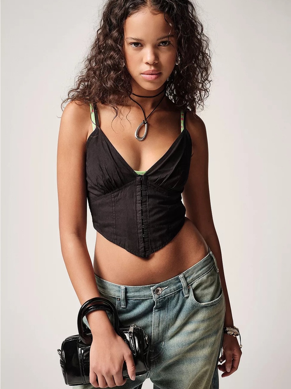 Urban Outfitters Black Crop Top